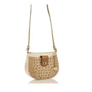 Brahmin Vanessa Crossbody Bag in Champagne Merritt